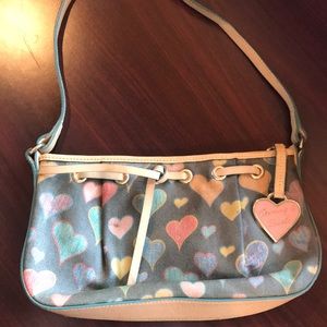 👛Dooney & Bourke colored hearts purse👛